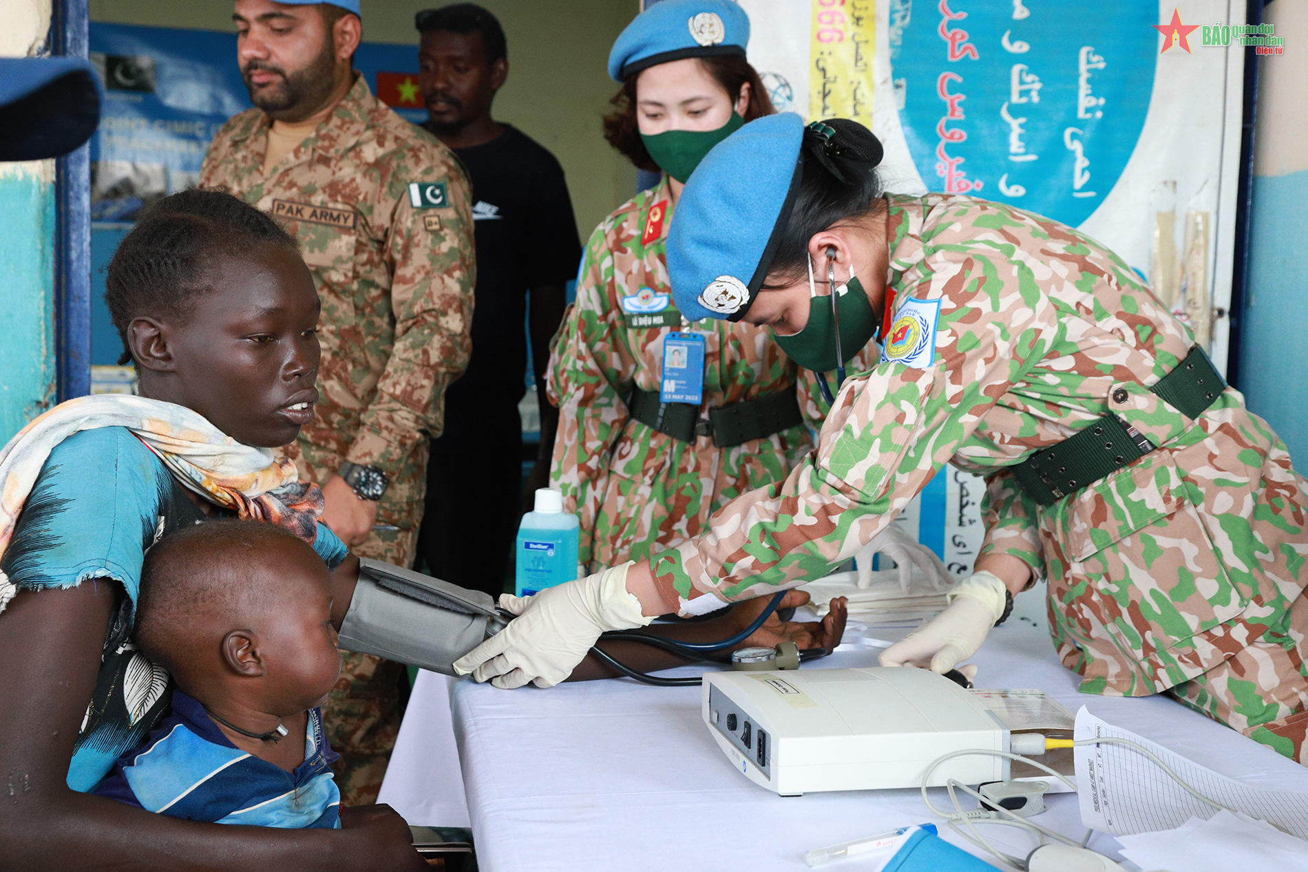 Đội Công binh số 1 của Việt Nam tổ chức hoạt động nhân đạo đầu tiên tại Abyei